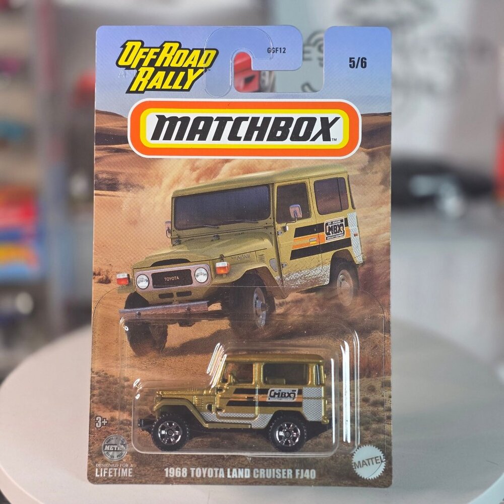 2024 Matchbox Off Road Rally #5/6 1968 Toyota Land Cruiser FJ40 Gold NIP